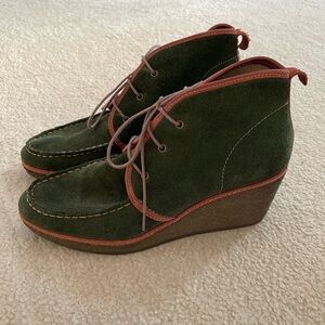 Olukai Wallaby Suede Wedge